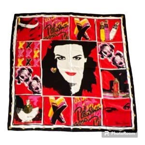 ❤️Vintage Paloma Picasso perfume scarf Gorgeous, gorgeous, gorgeous. 25” square.